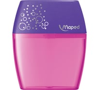 Точилка MAPED Shaker, с контейнером повышенной вместимости, 2 отверстия, ассорти 534755 227336