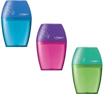 Точилка Shaker Maped, с контейнером повышенной вместимости, ассорти, дисплей, 25 шт., 534753 224961