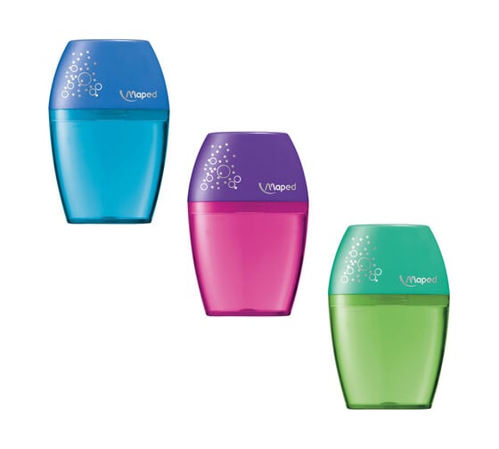 Точилка MAPED Shaker, с контейнером повышенной вместимости, ассорти, дисплей 534753 224961 1