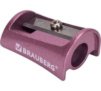 Точилка BRAUBERG Arc цинковая, корпус ассорти 228455