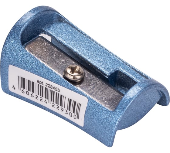 Точилка BRAUBERG Arc цинковая, корпус ассорти 228455