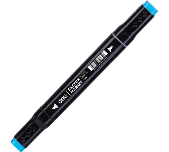 Маркер для скетчинга DELI e70806-60, 60 цветов, двухсторонние 1465100
