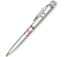 Авторучка с лазерной указкой и фонариком Beroma 13.5 см (цвет корпуса: серый ) 07716573