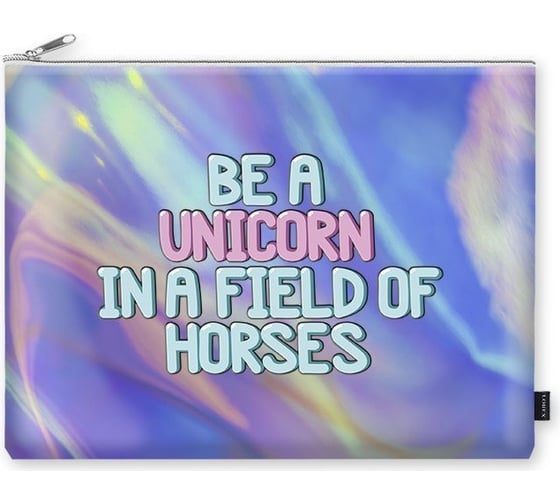 Папка для тетрадей LOREXULTRA PACK HOLO UNICORN 25x20 см молния, для девочек LXPOUPH-UN 1