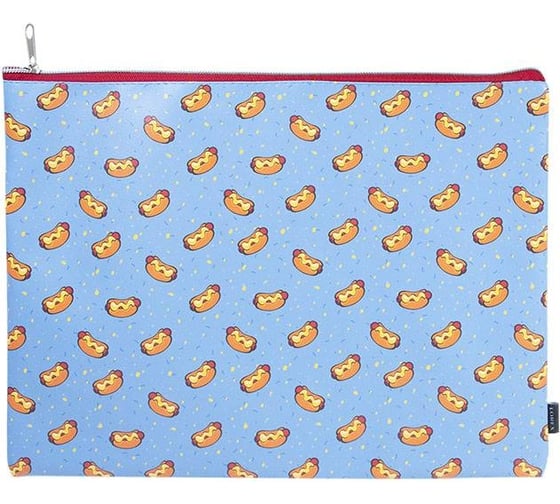 Папка LOREX 1 отделение А4 FOOD ADDICTION 330x260 мм молния ПВХ LXPOMP-FA 1