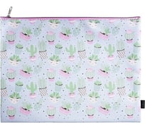 Папка LOREX 1 отделение А4 SENSITIVE CACTUS 330x260 мм молния ПВХ LXPOMP-SC