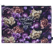 Папка LOREX 1 отделение А4 FLORISTIC COLLECTION. DEEP SHADE 330x260 мм молния ПВХ LXPOMP-FC1