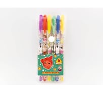 Набор гелевых ручек Limpopo Emoji 6 цветов РучНГ200