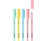 Набор шариковых ручек LOREX PASTEL SLIM SOFT синий 1 цвет, 0,5 мм 4 шт круглый корпус ultra-soft touch игольчатый наконечник LXOPSS-PS1-4p 2