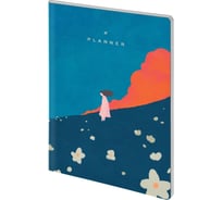 Планер LOREX А5 недатированный AESTHETIC 72 л. 145x207 мм дизайн мягкая обложка, soft touch тематическая линовка LXDRA5-AE