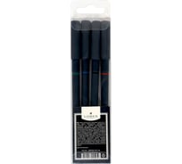 Набор гелевых ручек LOREX MONOCHROME SLIM SOFT GRIP 0,5 мм ассорти 4 шт грип LXGPSSG-MC1-4p