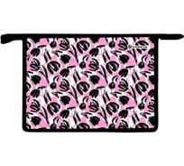 Папка для тетрадей Schoolformat 1 отделение А4 TULIPS 200x130x30 молния, комбинированная, для девочек ПТКМА4-ТЛП