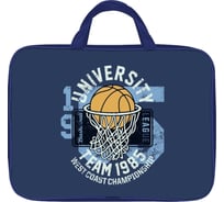 Папка для труда Schoolformat с ручкой А4 BASKETBALL 350x265x60 ткань, для мальчиков ПТРТМР-БСК