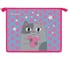 Папка для тетрадей Schoolformat 1 отделение А5 AMORE CAT 235x190x50 молния, картон, полиэстер, голубой, для девочек ПТКМ1А5-АМК 1