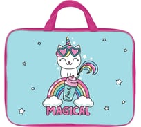 Папка для труда Schoolformat с ручкой А4 SHAKE IT 350x265x60 ткань, для девочек ПТРТМР-ШКТ