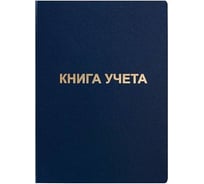 Книга учета INFORMAT 192 л., клетка, офсет, А4 б/винил, вертикальная, синий KYA4-BV192K