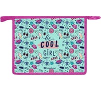 Папка для тетрадей Schoolformat 1 отделение А5 STAY COOL 235x190x50 молния, комбинированная, для девочек ПТКМ1А5-СКУ