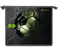 Папка для тетрадей Schoolformat 1 отделение А5 RUN FASTER 235x190x50 молния, пластик, черный, для мальчиков ПТПМ1А5-РНФ