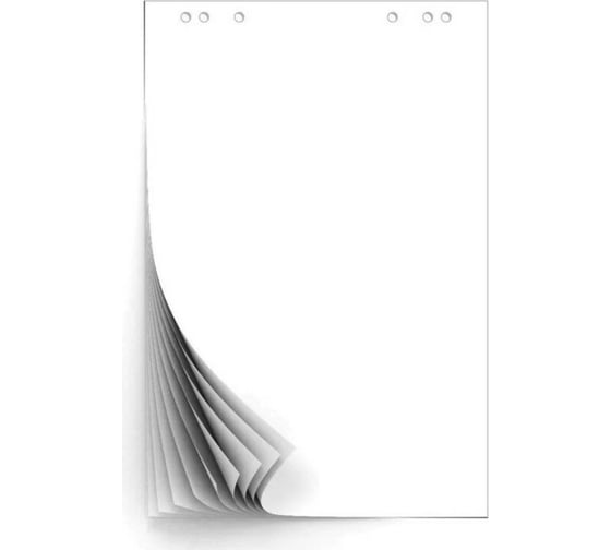 Блок для флипчарта INFORMAT 67,5x96,5 см., белый, 20 листов BF67x98-20 ШТ 1