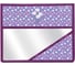 Папка для тетрадей Schoolformat 1 отделение А5 DAISY 235x190x50 молния, картон, полиэстер, сиреньевый, для девочек ПТПЛ2А5-ДЗИ 1