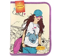 Папка Limpopo ТМ FASHION А5, пластиковая, молния вокруг, 230х180х25 мм арт. LPR0506 ПапТ2116