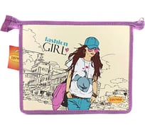 Папка Limpopo ТМ FASHION А5, пластиковая, молния сверху, 230х190х50 мм арт. LPR0477 ПапТ2114