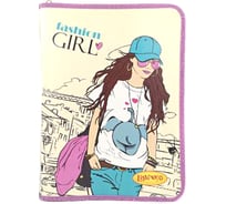 Папка Limpopo ТМ FASHION А4, пластиковая, молния вокруг, 325х230х25 мм арт. LPR0514 ПапТ2117