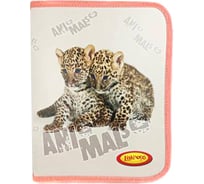 Папка Limpopo ТМ ANIMALS А4, пластиковая, молния вокруг, 325х230х25 мм арт. LPR0512 ПапТ2104