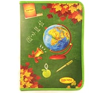 Папка Limpopo ТМ ШКОЛЬНАЯ ПОРА А4, пластиковая, молния вокруг, 325х230х25 мм арт. LPR0509 ПапТ2101