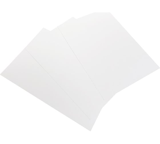 Обложки Office Kit А4, лен, белые, 100 шт. LWA400250