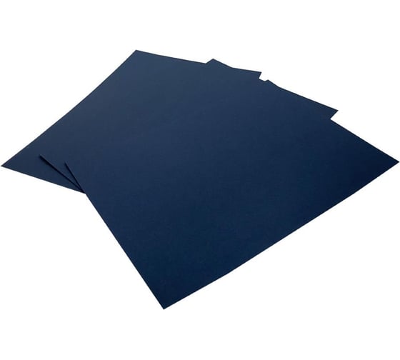 Обложки Office Kit А4, лен, синие, 100 шт. LBA400250