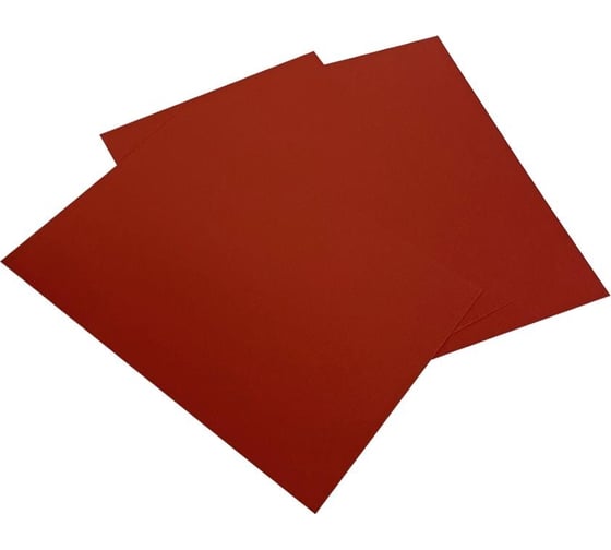 Обложки Office Kit А4, лен, красные, 100 шт. LRA400250