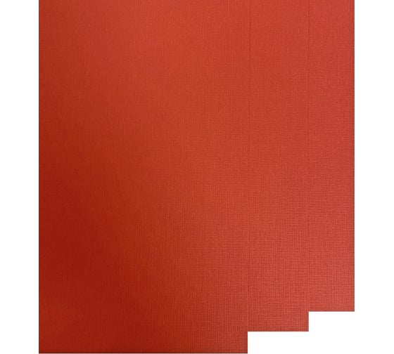Обложки Office Kit А4, лен, красные, 100 шт. LRA400250