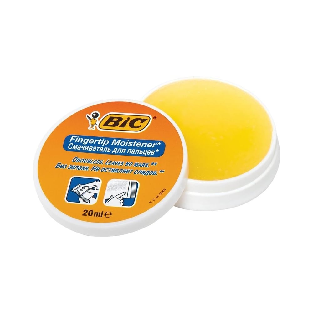 Подушка для смачивания пальцев BIC 897178 гелевая, 20 мл 254478 ...