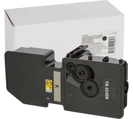 Тонер-картридж Retech tk-5240k черный, для kyocera ecosys m5526 1617608 1