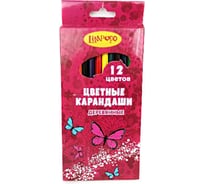 Карандаши 12цв, , "Бабочка", деревянные, арт. LP0134 Limpopo КарЦ1210