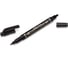 Перманентный маркер Pentel Pen Twin Tip New для CD, 0.3 - 1.2 мм, пулевидный, 12 шт., 2-х сторонний, черный 610009 1
