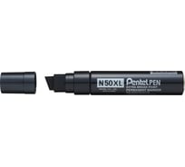 Перманентный маркер Pentel Pen N50XL-A 17 мм, перо клиновидное, 6 шт., черный 610019