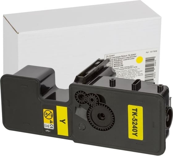 Тонер-картридж Retech tk-5240y желтый, для kyocera ecosys m5526 1617609