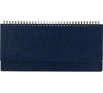 Датированный планинг Attache Agenda 2023, синий, 303x150 мм, 120 страниц 1563258