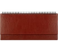 Датированный планинг Attache НЕБРАСКА 2023, коричневый, 303x150 мм, 60 листов, тонированный 1563272