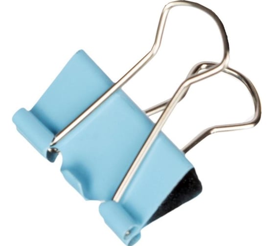 Зажимы для бумаг Attache Bright Colours 25 мм, цветные, 12 шт в упаковке в картонной коробке, 12 упаковок 1384138