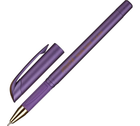 Шариковая ручка Attache Selection Pearl Shine синяя, фиолетовый корпус, 0.4 мм 1038957