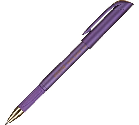 Шариковая ручка Attache Selection Pearl Shine синяя, фиолетовый корпус, 0.4 мм 1038957