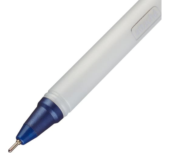 Шариковая ручка Attache Essay синяя, белый корпус, 0.5 мм 1079511