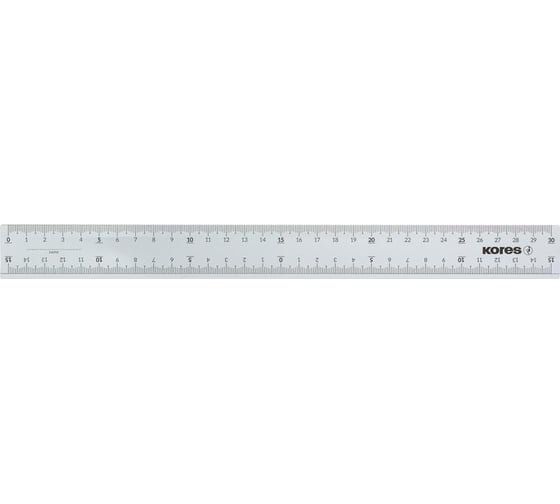 Линейка Kores 30 см, пластиковая, в ассортименте 1337953 1