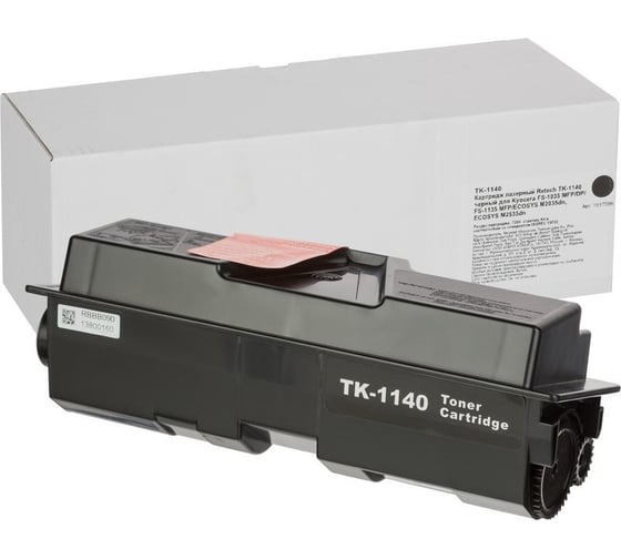 Лазерный картридж Retech tk-1140 черный, для kyocera fs-1035,1135 1617596