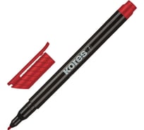 Перманентный маркер Kores красный, 1 мм 282355