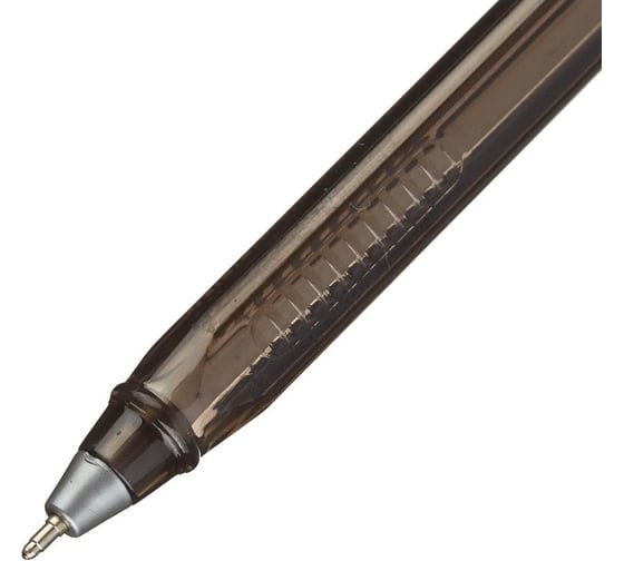 Шариковая одноразовая ручка Unimax Trio DC tinted черная, 0.5 мм 722466