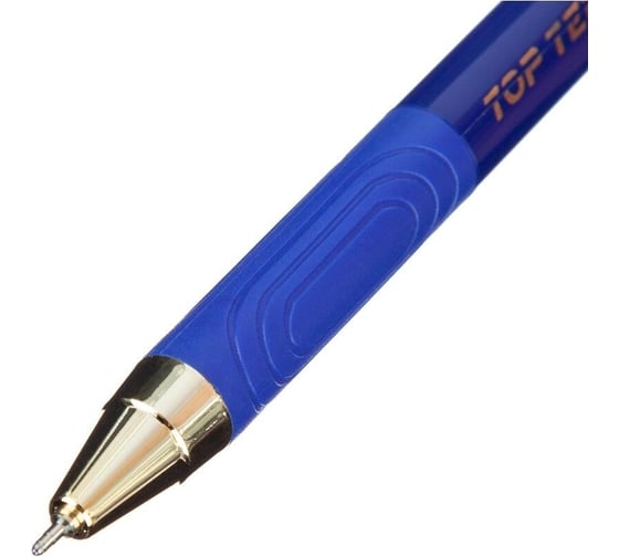 Шариковая автоматическая ручка Unimax Top Tek RT Gold DC синяя, 0.5 мм 722483